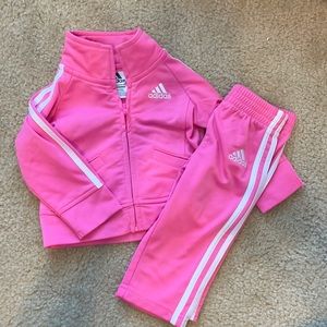 Girls size 6 months Adidas track suit